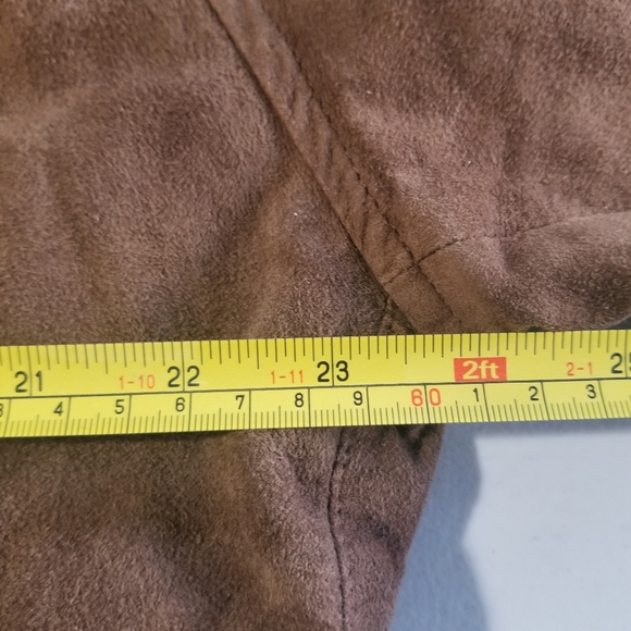 Polo Brown suede leather XL jacket - Picture 2 of 8